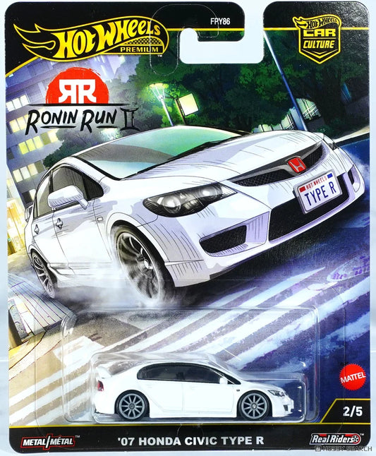 HOT WHEELS '07 Honda Civic Type R  Die-Cast Model Car