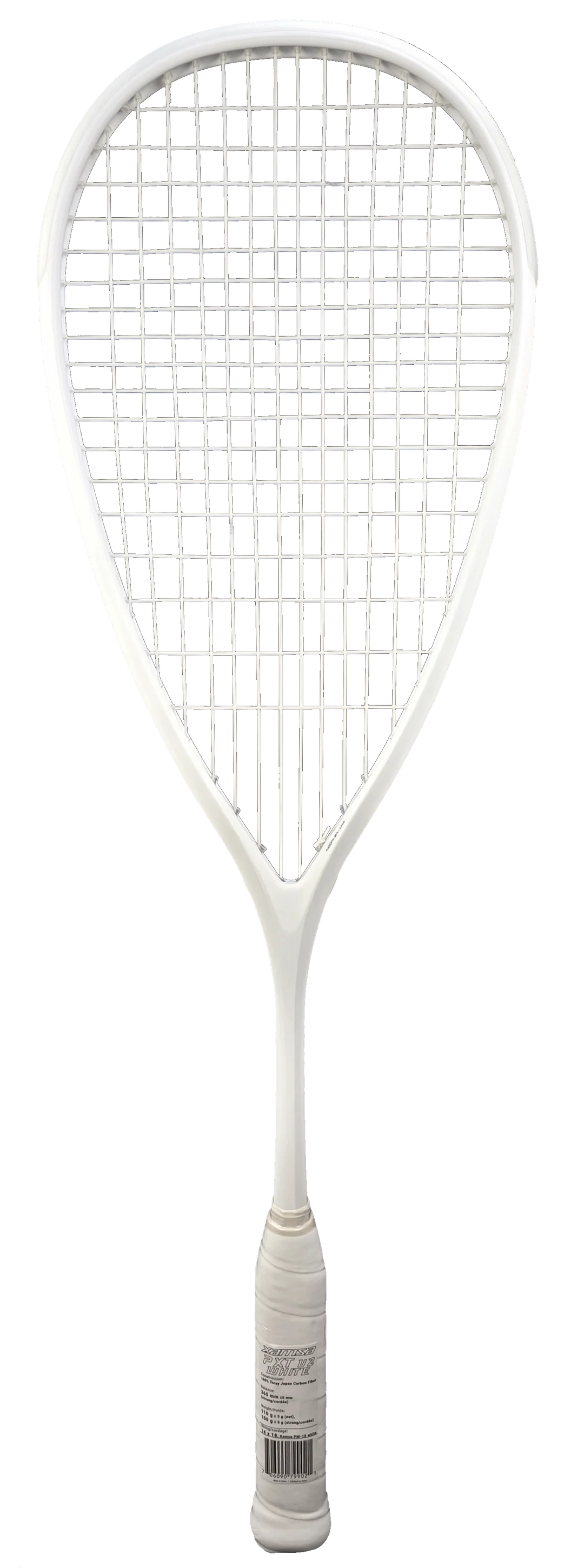 XAMSA PXT V2 Incognito White Squash Racket